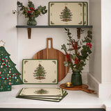 Pimpernel for Spode Christmas Tree Placemats & Coasters Set of 12 - Cook N Dine