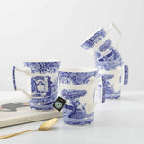 Spode Blue Italian Mug Cottage Shape 0.28L - Cook N Dine