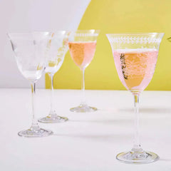 Portmeirion Botanic Garden Crystal Wine Glass Set of 4