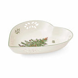 Spode Christmas Tree Pierced Heart Dish - Cook N Dine