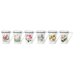 Portmeirion Exotic Botanic Garden Mug, Set of 6