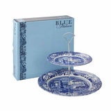 Spode Blue Italian 2-Tier Cake Stand - Cook N Dine