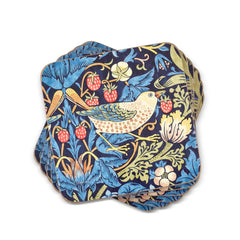 Pimpernel for Spode Morris & Co Strawberry Thief Blue Coasters, Set of 6