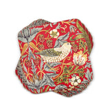Pimpernel for Spode Morris & Co Strawberry Thief Red Coasters, Set of 6 - Cook N Dine