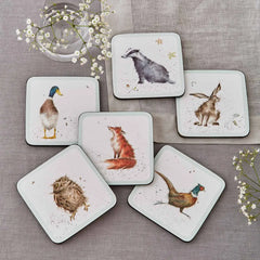 Pimpernel for Royal Worcester Wrendale Designs Coasters Set of 6