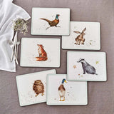 Pimpernel for Royal Worcester Wrendale Designs Placemats Set of 6