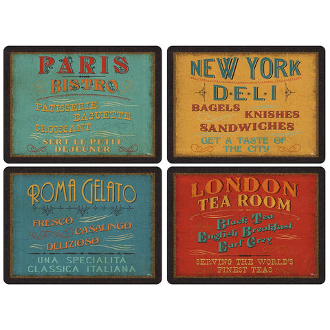 Pimpernel Lunchtime Placemats Set of 4