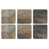 Pimpernel Earth Slate Coasters Set of 6
