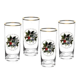 Portmeirion The Holly and the Ivy Hiball Glasses, Set of 4