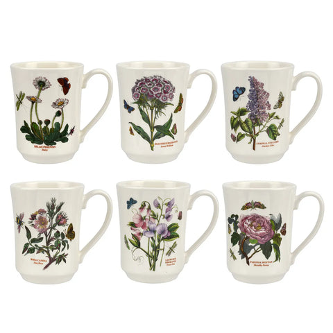 Portmeirion Botanic Garden Flared Tankard Set of 6