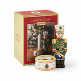 Spode Christmas Tree Nutcracker Candle Holder, Green