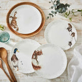 Royal Worcester Wrendale Designs Set of 4 Coupe Dinner Plates 26.6cm - Assorted - Cook N Dine