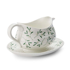Sophie Conran for Portmeirion Mistletoe Sauce Boat & Stand