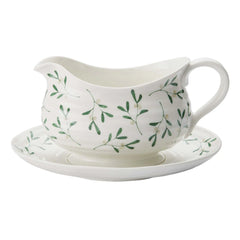 Sophie Conran for Portmeirion Mistletoe Sauce Boat & Stand