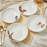 Royal Worcester Wrendale Designs Set of 4 Pasta Bowls, Assorted