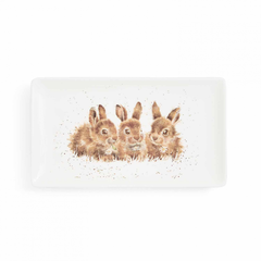 Royal Worcester Wrendale Designs Rectangular Tray - Rabbits
