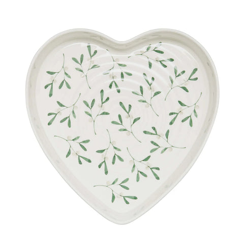Sophie Conran for Portmeirion Mistletoe Heart Baking Dish