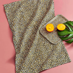 Spode Creatures of Curiosity Tea Towel - Leopard