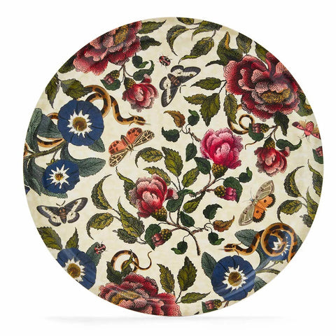 Spode Creatures of Curiosity Round Birch Tray - Cream