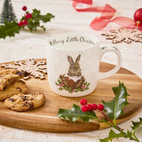 Royal Worcester Wrendale Designs Merry Little Christmas Bunny Mug - Cook N Dine