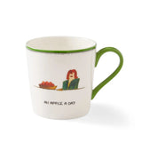 Spode Kit Kemp Doodle Apple a Day Mug - Cook N Dine