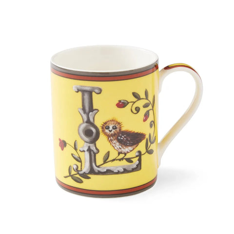 Spode Kit Kemp Alphabet L Mug