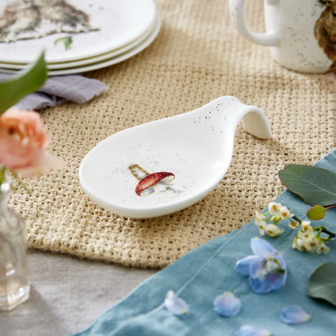 Royal Worcester Wrendale Designs Spoon Rest - Mouse on Mushroom