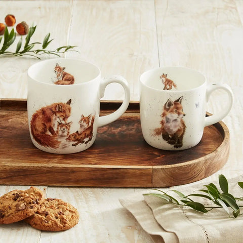 Royal Worcester Wrendale Designs Parent & Child Mug Gift Set