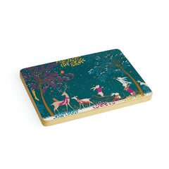 Portmeirion Sara Miller Woodland Tales Deer & Robin Placemats, Set of 4