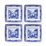 Spode Blue Italian Square Dishes, Set of 4 - Cook N Dine