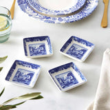 Spode Blue Italian Square Dishes, Set of 4 - Cook N Dine