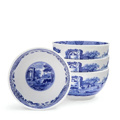 Spode Blue Italian Dip Bowls, Set of 4