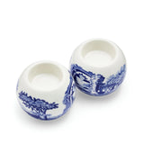 Spode Blue Tealight Holders, Set of 2 - Cook N Dine