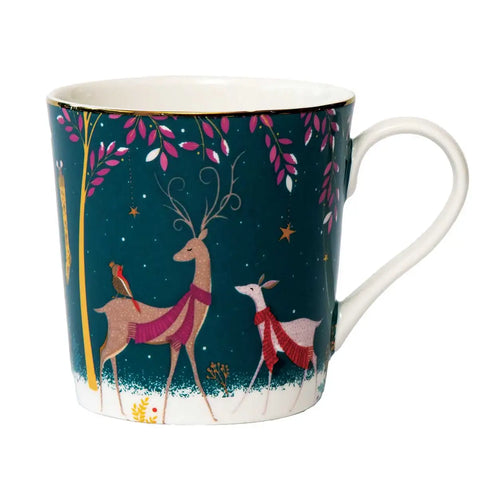 Portmeirion Sara Miller Woodland Tales Mug - Deer & Robin