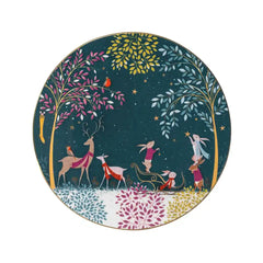 Portmeirion Sara Miller Woodland Tales Serving Plate - Deer & Robin
