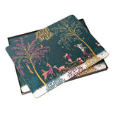 Portmeirion Sara Miller Woodland Tales Large Deer & Robin Placemats , Set of 4 - Cook N Dine