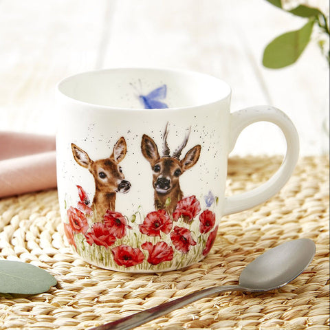 Royal Worcester Wrendale Designs Deer to Me Mug