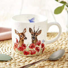 Royal Worcester Wrendale Designs Deer to Me Mug