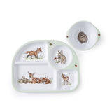 Royal Worcester Wrendale Designs Little Wren Divided Plate & Bowl, 2 Piece Set