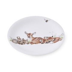 Royal Worcester Wrendale Designs Little Wren Plate & Bowl, 2 Piece Set