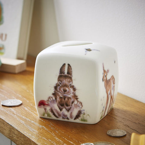 Royal Worcester Wrendale Designs Little Wren Money Box