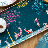 Portmeirion Sara Miller Woodland Tales Sandwich Tray - Deer & Robin