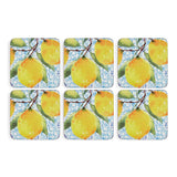 Pimpernel Amalfi Lemons Coasters Set of 6