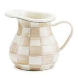 MacKenzie-Childs Mocha Check Creamer - Cook N Dine