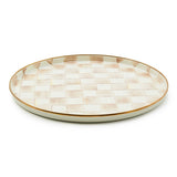 MacKenzie-Childs Mocha Check Round Tray - Cook N Dine