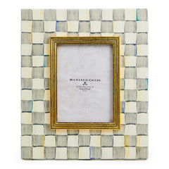 MacKenzie-Childs Sterling Check Enamel Frame 5