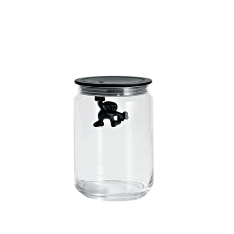 Alessi Gianni Glass Box in Black 90cl