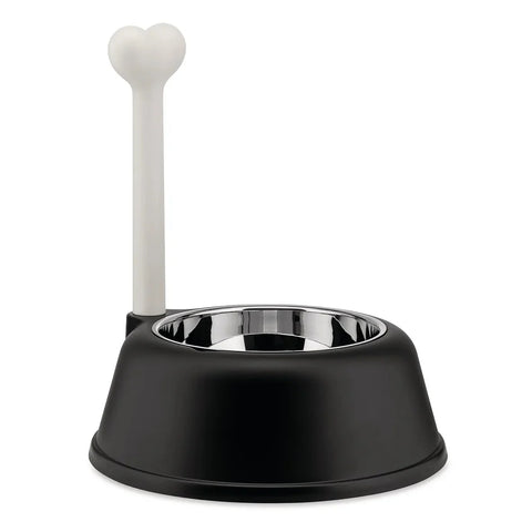 Alessi Lupita Dog Bowl, Black