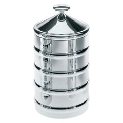 Alessi Kalisto 3 Kitchen Box / Jar in 18/10 Stainless Steel