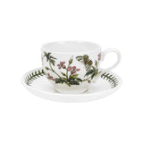 Portmeirion Botanic Garden Teacup and Saucer (Traditional) with New Motifs Set of 6 - Cook N Dine